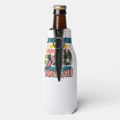 Es ist Zeit zu surfen - Hawaii Flaschenkühler (Flasche Rückseite)