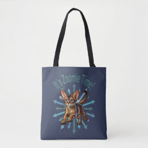 Es ist Zoomie Time Abyssinian Cat Tasche