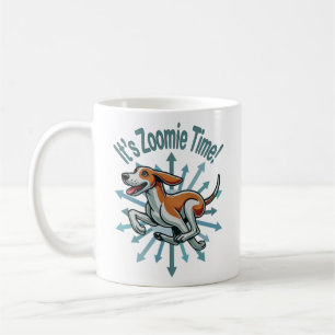 Es ist Zoomie Time American Fox Hound Kaffeetasse