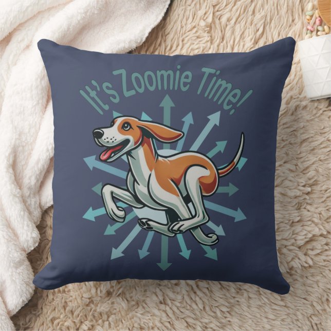 Es ist Zoomie Time American Fox Hound Kissen (Decke)