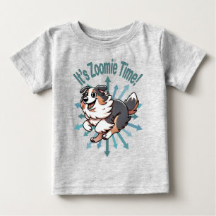 Es ist Zoomie Time Australian Shepherd Baby T-shirt