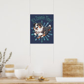 Es ist Zoomie Time Australian Shepherd Poster (Küche)