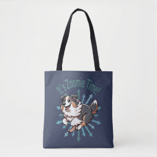 Es ist Zoomie Time Australian Shepherd Tasche
