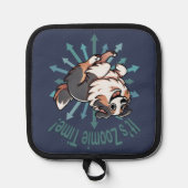 Es ist Zoomie Time Australian Shepherd Topflappen (Vorderseite)