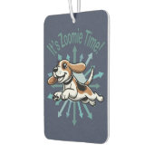 Es ist Zoomie Time Beagle Autolufterfrischer (Links)
