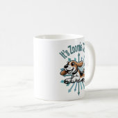 Es ist Zoomie Time Beagle Kaffeetasse (VorderseiteRechts)