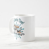 Es ist Zoomie Time Beagle Kaffeetasse (Vorderseite Links)