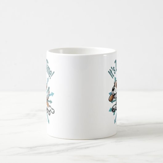 Es ist Zoomie Time Beagle Kaffeetasse (Mittel)