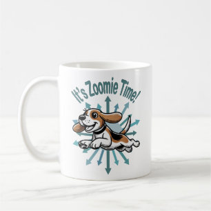 Es ist Zoomie Time Beagle Kaffeetasse