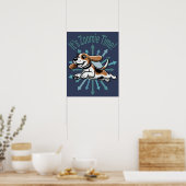 Es ist Zoomie Time Beagle Poster (Küche)