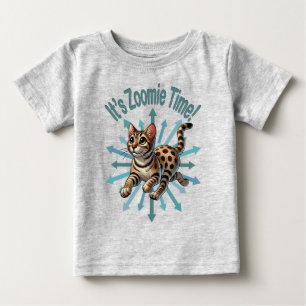 Es ist Zoomie Time Bengalkatze Baby T-shirt
