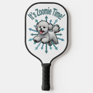 Es ist Zoomie Time Bichon Frise Pickleball Schläger