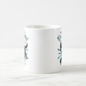 Es ist Zoomie Time Black Cat Kaffeetasse (Mittel)