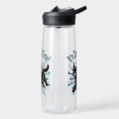 Es ist Zoomie Time Black Cat Trinkflasche (Links)