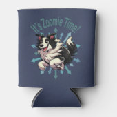 Es ist Zoomie Time Border Collie Dosenkühler (Vorderseite)