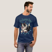 Es ist Zoomie Time Border Collie T-Shirt (Vorne ganz)