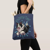 Es ist Zoomie Time Border Collie Tasche (Von Nahem)