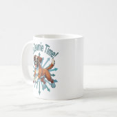 Es ist Zoomie Time Boxer Kaffeetasse (Vorderseite Links)
