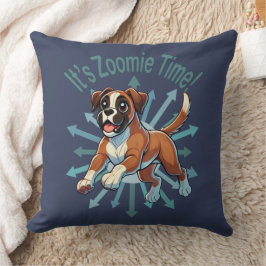 Es ist Zoomie Time Boxer Kissen