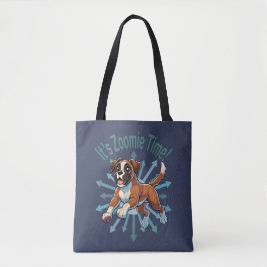 Es ist Zoomie Time Boxer Tasche (Vorderseite)