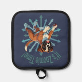 Es ist Zoomie Time Boxer Topflappen (Vorderseite)