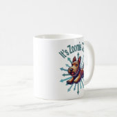 Es ist Zoomie Time Brown Scotty Kaffeetasse (VorderseiteRechts)