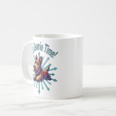 Es ist Zoomie Time Brown Scotty Kaffeetasse (Vorderseite Links)