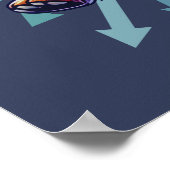 Es ist Zoomie Time Brown Scotty Poster (Ecke)