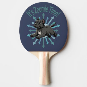 Es ist Zoomie Time Cane Corso Tischtennis Schläger