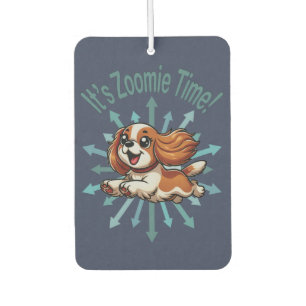 Es ist Zoomie Time Cavalier Spaniel Autolufterfrischer