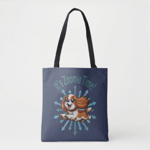 Es ist Zoomie Time Cavalier Spaniel Tasche