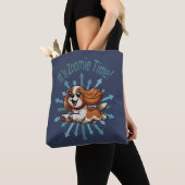 Es ist Zoomie Time Cavalier Spaniel Tasche (Von Nahem)