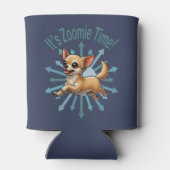 Es ist Zoomie Time Chihuahua Dosenkühler (Rückseite)