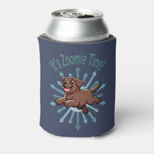 Es ist Zoomie Time Chocolate Lab Dosenkühler