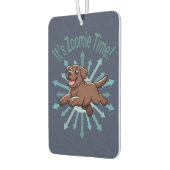 Es ist Zoomie Time Chocolate Labrador Autolufterfrischer (Links)