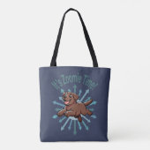 Es ist Zoomie Time Chocolate Labrador Tasche (Rückseite)
