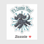 Es ist Zoomie Time Cocker Spaniel Aufkleber (Blatt)