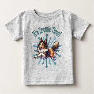 Es ist Zoomie Time Collie Baby T-shirt