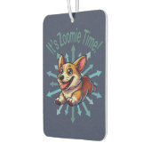 Es ist Zoomie Time Corgi Autolufterfrischer (Links)