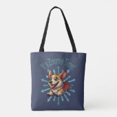 Es ist Zoomie Time Corgi Tasche (Rückseite)