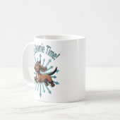 Es ist Zoomie Time Dackel Kaffeetasse (Vorderseite Links)
