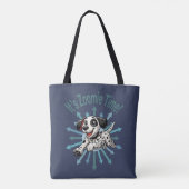 Es ist Zoomie Time Dalmatiner Tasche (Rückseite)