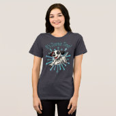 Es ist Zoomie Time Dalmatiner Tri-Blend Shirt (Vorderseite voll)
