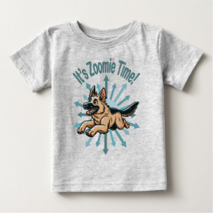 Es ist Zoomie Time German Shepherd Baby T-shirt