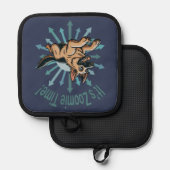 Es ist Zoomie Time German Shepherd Topflappen (Vorderseite/Rückseite)