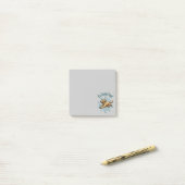 Es ist Zoomie Time Golden Retriever Post-it Klebezettel (Auf Schreibtisch)