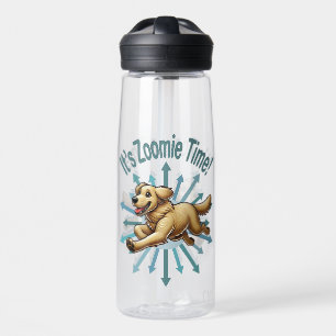 Es ist Zoomie Time Golden Retriever Trinkflasche