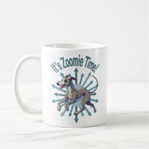 Es ist Zoomie Time Greyhound Kaffeetasse
