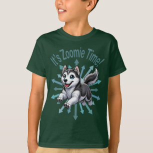 Es ist Zoomie Time Husky T-Shirt