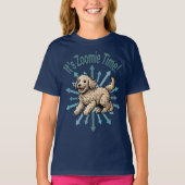 Es ist Zoomie Time Labradoodle T-Shirt (Vorderseite)